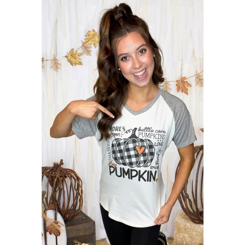Hey Pumpkin V-Neck T-Shirt Hoodie Sweatshirt | PrintMintTees.com