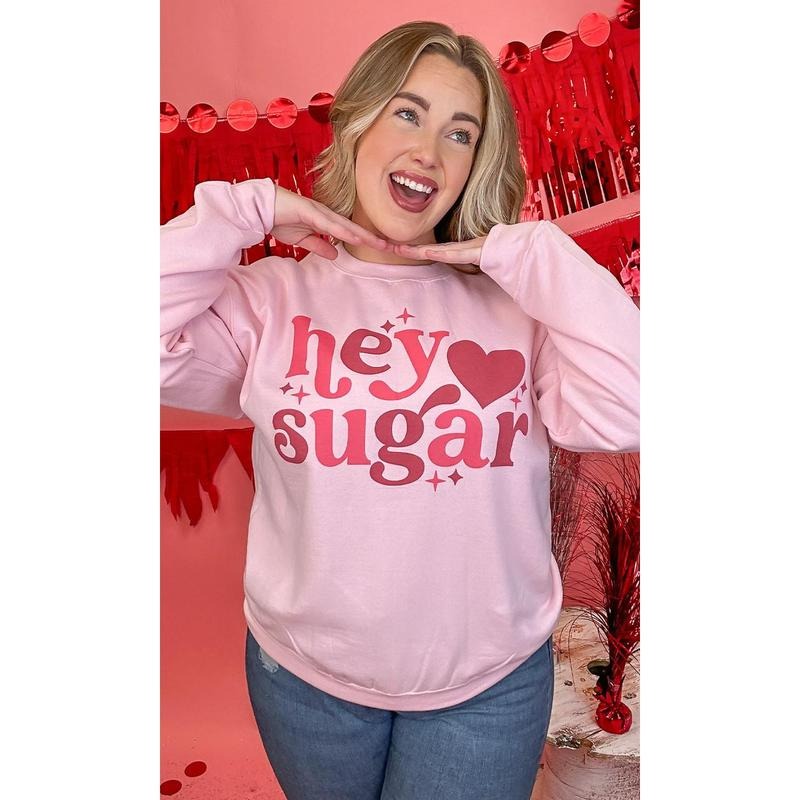 Hey Sugar Graphic Sweatshirt Shirt Hoodie | PrintMintTees.com