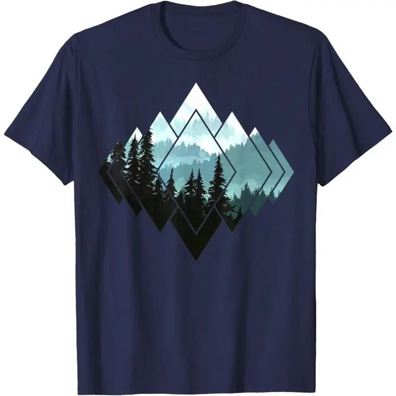 Hiking Camping Mountains Nature Trekking Hiking Gift T-Shirt Made in USA Hoodie Sweatshirt | PrintMintTees.com