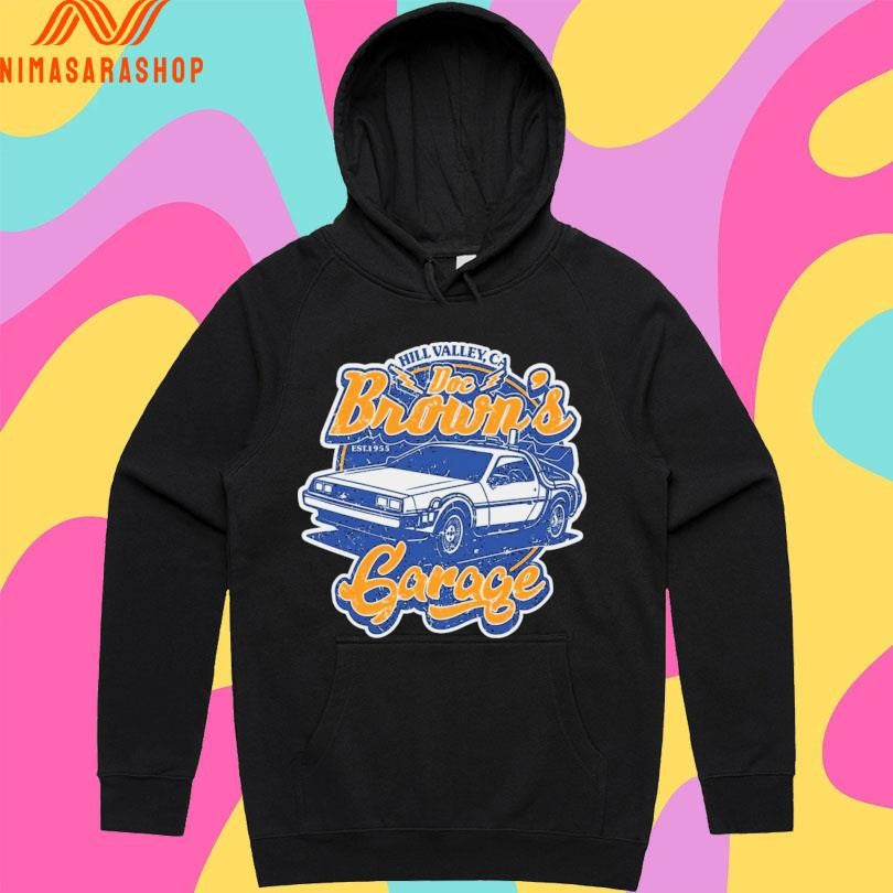Hill Valley Ca Doc Brown’s Garage Shirts