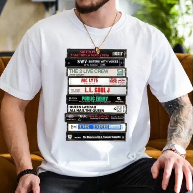 Hip Hop Cassettes Tape Hip Hop Shirt Classic Hip Hop Music Short Sleeve T-Shirts, Hoodie, Sweatshirt