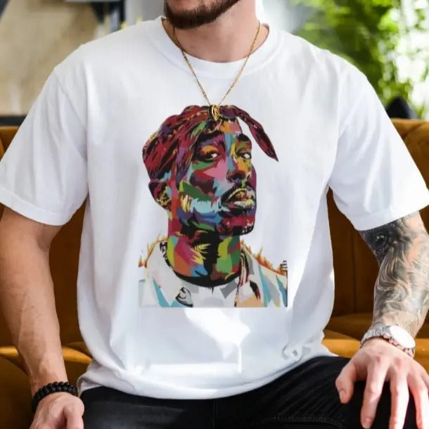 Hip Hop Rapper Unisex T Shirt 2pac, Hip Hop Shirt, Tupac Rapper Tee, Unisex Short Sleeve Tee Hoodie Sweatshirt