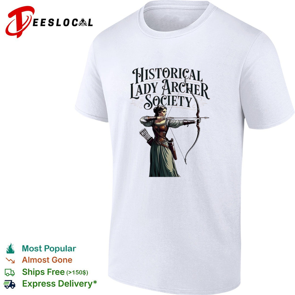 Historical lady archer society shirt