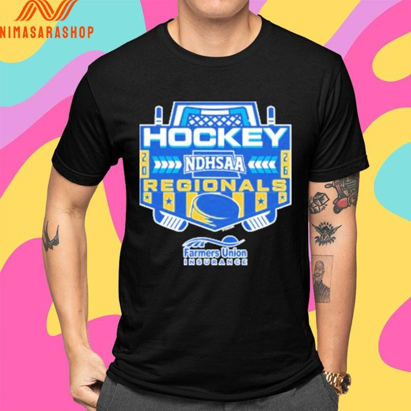 Hockey NDHSAA Regionals 2026 Farmers Union Insurance Shirts
