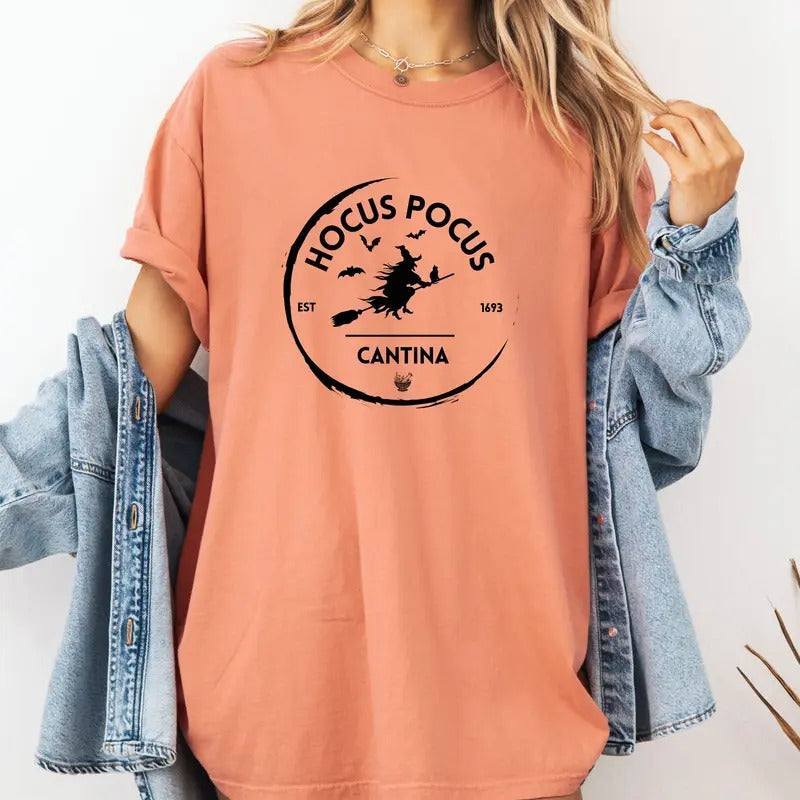 Hocus Pocus Cantina Halloween Custom colors tee shirt Casual Hoodie Sweatshirt | PrintMintTees.com
