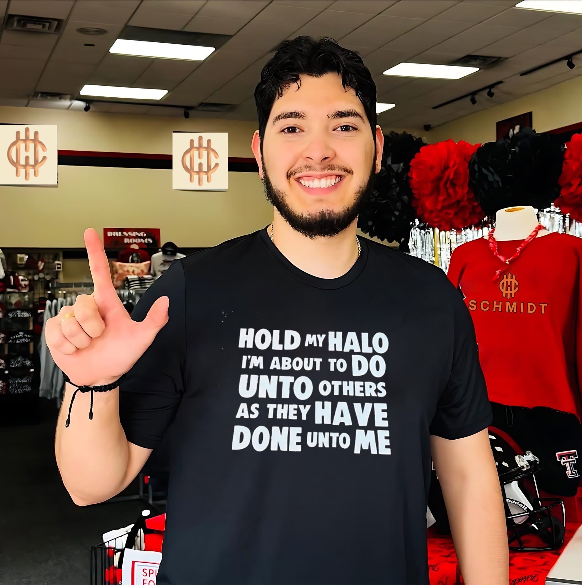 Hold My Halo I Am About to Do Unto Others as They Have Done Unto Me shirt