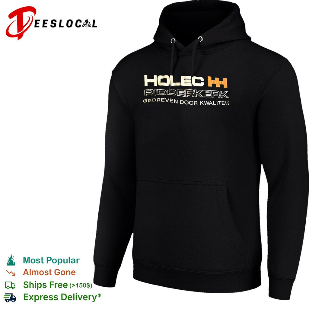 Holec Ridderkerk gedreven door kwaliteit orange logo shirt