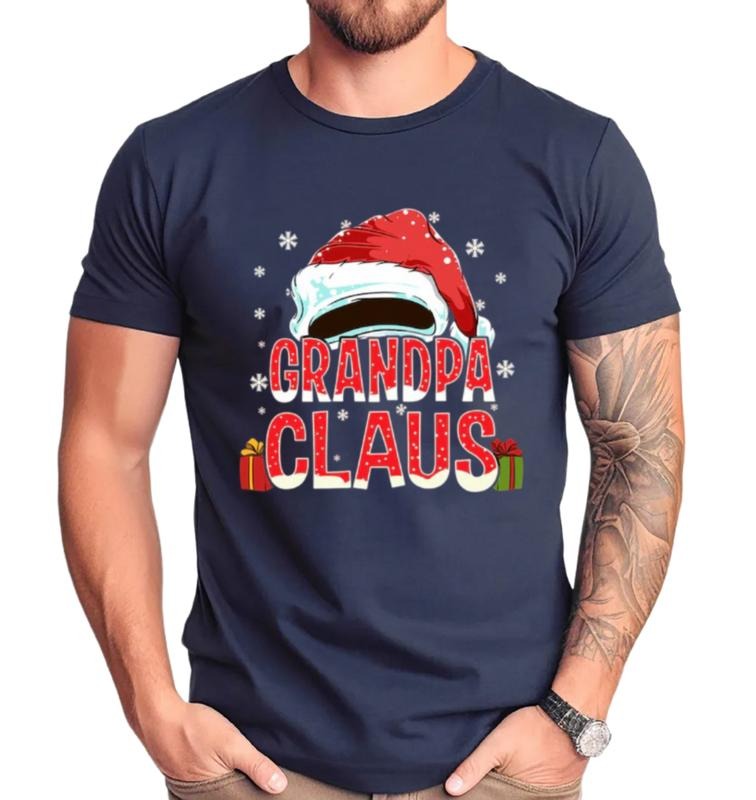 Holiday Shirts, Pops Xmas Tees, Unisex Short Sleeve Tee, Crewneck Top Hoodie Sweatshirt | PrintMintTees.com
