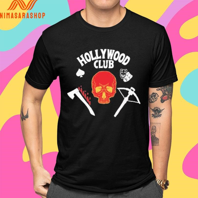 Hollywood Club Skull Shirts