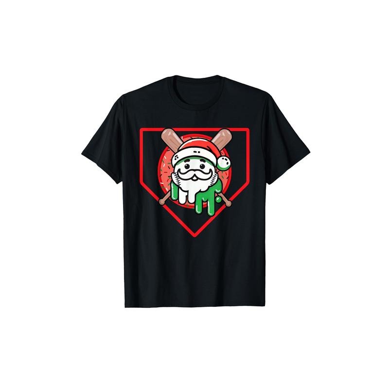 Home Plate Drip Ice Cream Softball Baseball Christmas Funny T Shirt made in usa Hoodie Sweatshirt | PrintMintTees.com