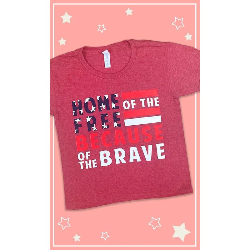 Home of the Free Youth Graphic Shirt Hoodie Sweatshirt | PrintMintTees.com