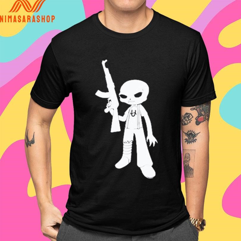 Homestuck Caliborn Silhouette Shirts