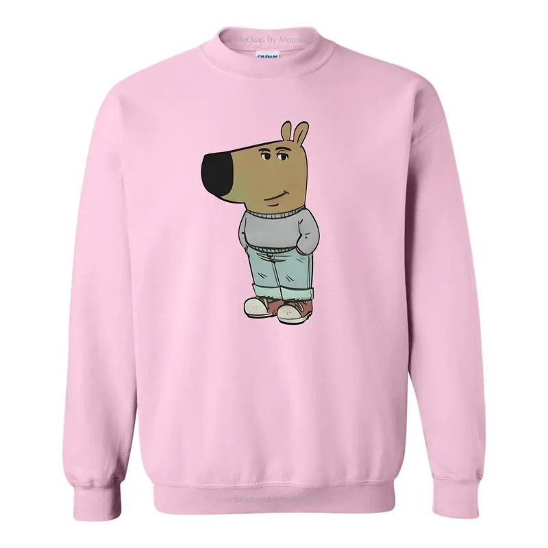 Chill Guy Tshirt/Sweatshirt/Hoodie, Retro Crewneck, Gift For MyFriends, Cotton, Menswear Top | PrintMintTees.com