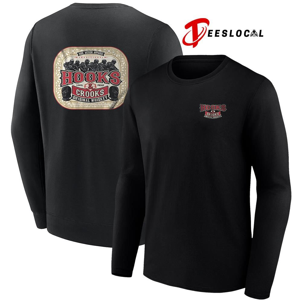 Hooks and Crook original whiskey shirt