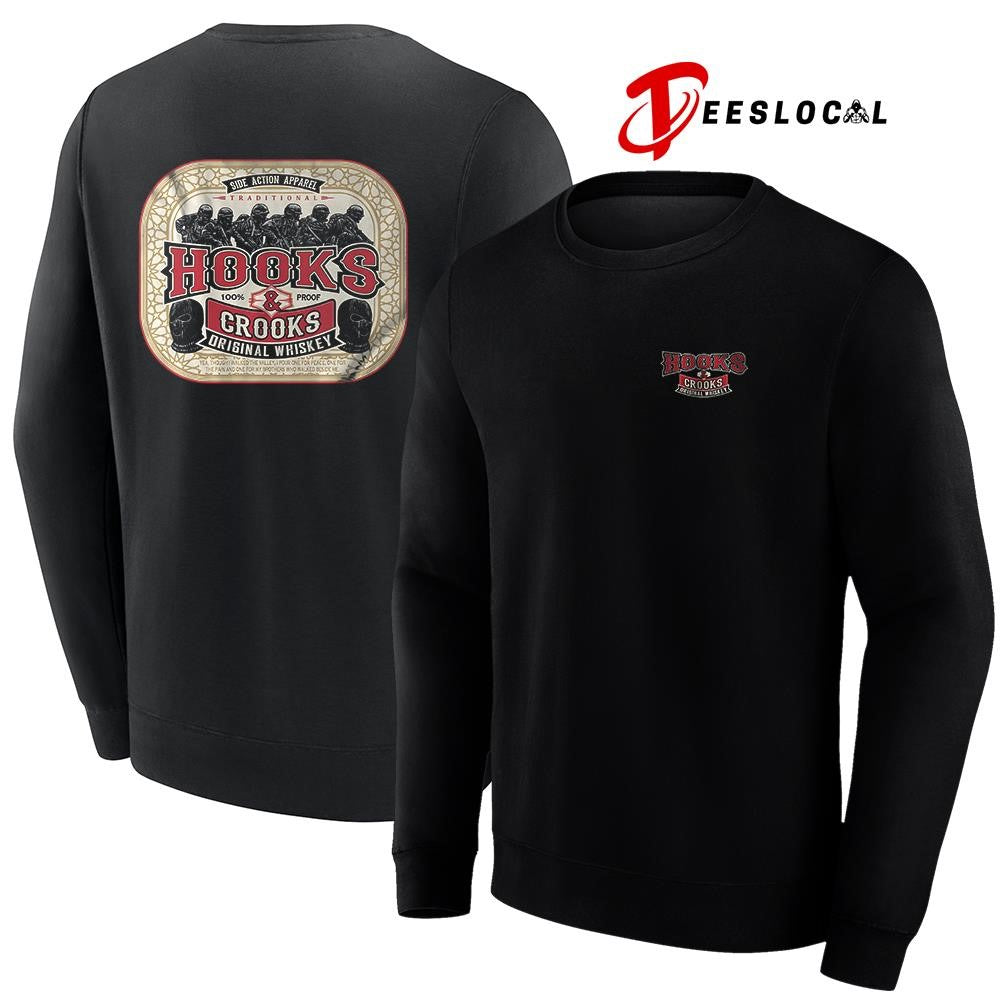 Hooks and Crook original whiskey shirt