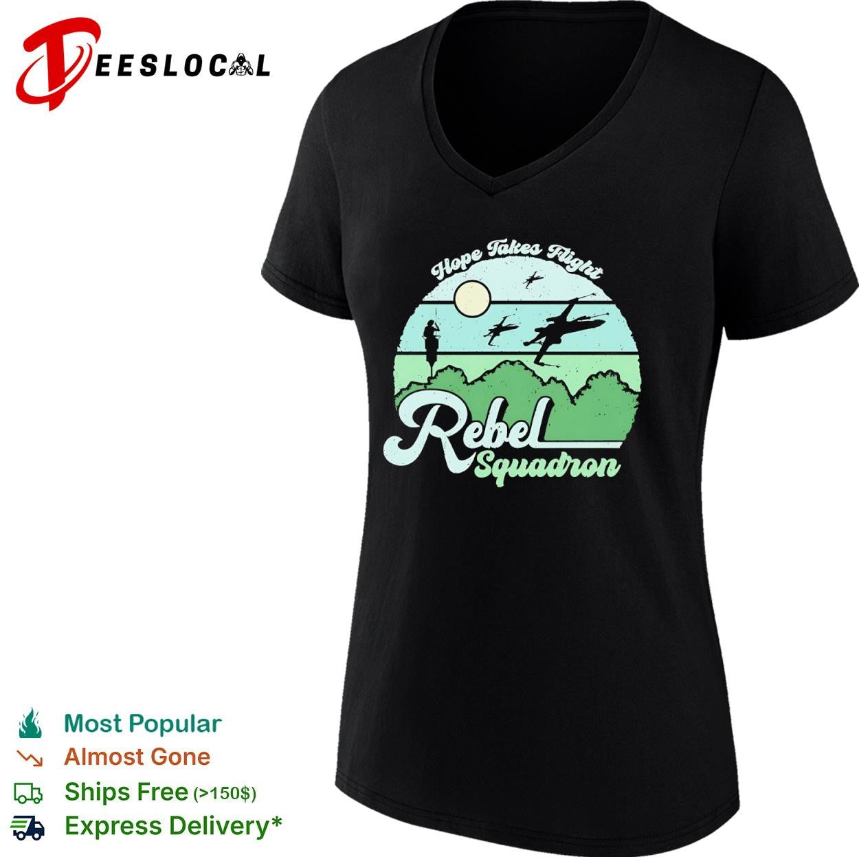 Hope Takes Flight Rebel Squadron shirt