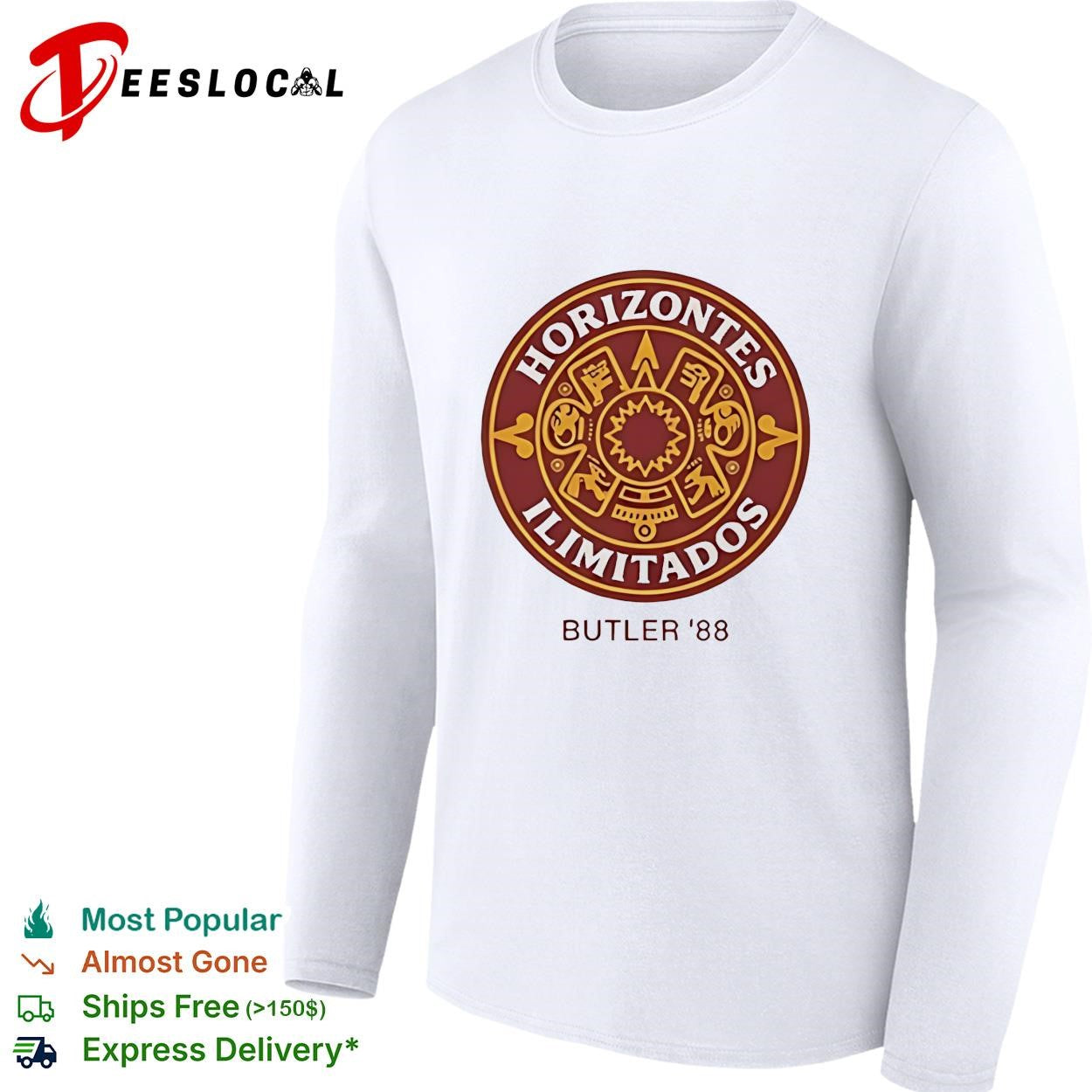 Horizontes Ilimitados Aztec calendar Butler 88 shirt