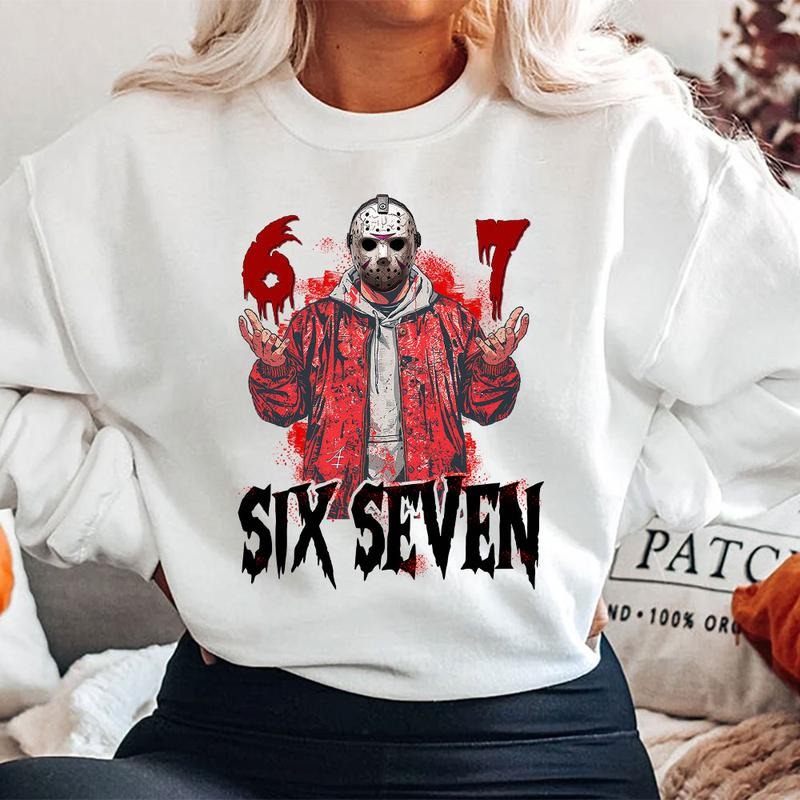 Horror 67 Halloween Shirt, Six Seven Shirt, 6 7 Movie Killers Sweatshirt, Trending Shirt style 02 Hoodie | PrintMintTees.com