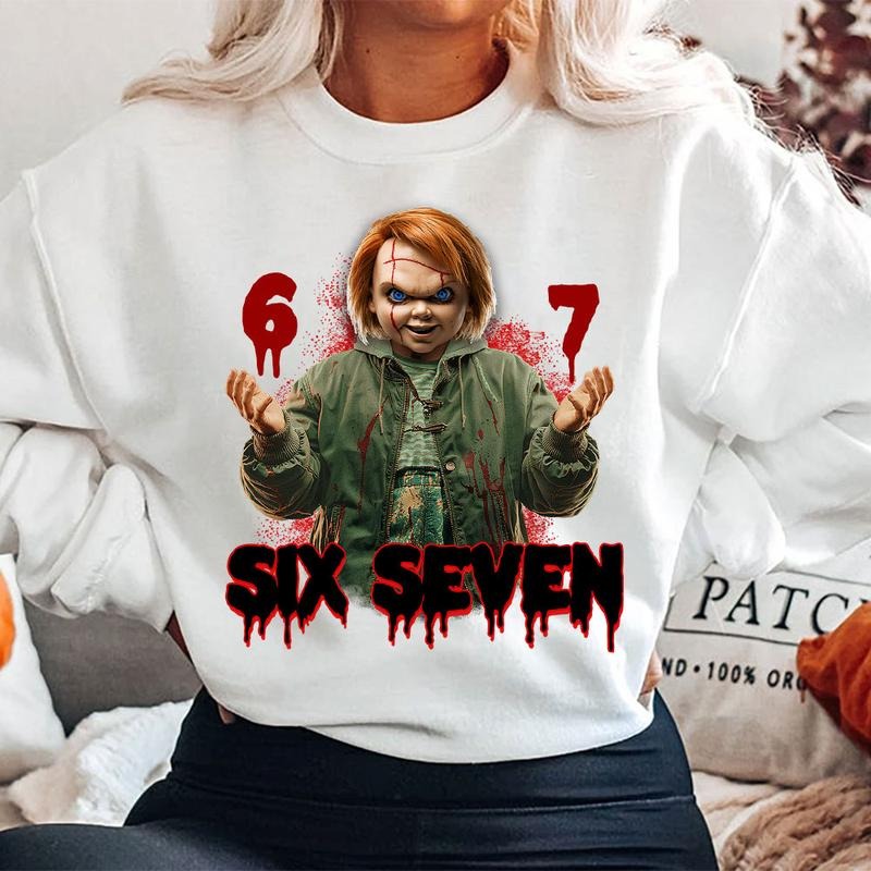 Horror 67 Halloween Shirt, Six Seven Shirt, 6 7 Movie Killers Sweatshirt, Trending Shirt style 04 Hoodie | PrintMintTees.com