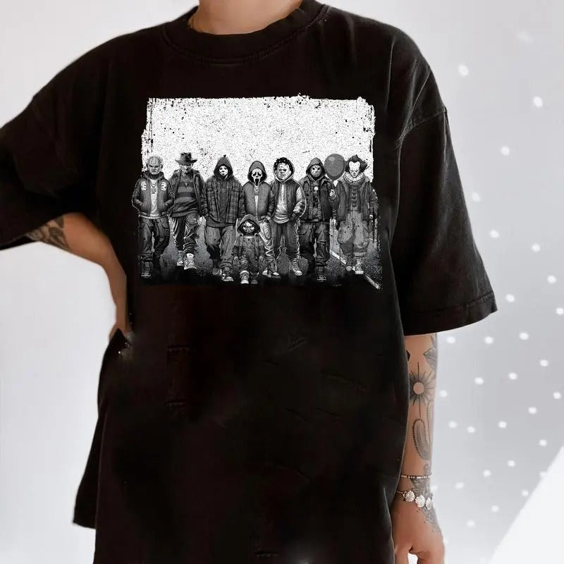 Horror Characters Halloween 2024 Shirt-Sweatshirt