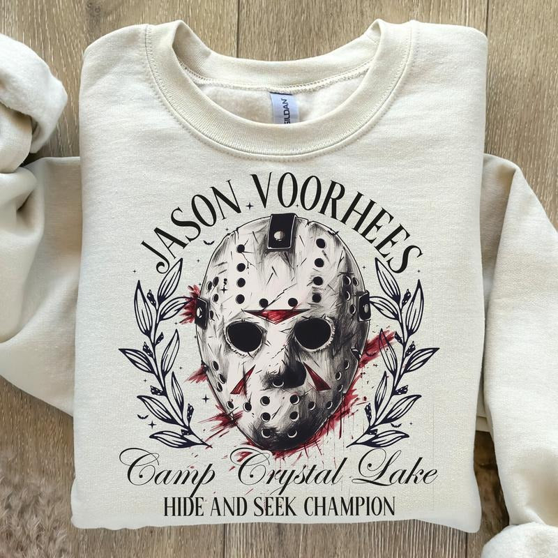 Horror Movies Sweatshirt, Spooky Season Sweatshirt, Halloween Sweatshirt Shirt Hoodie | PrintMintTees.com