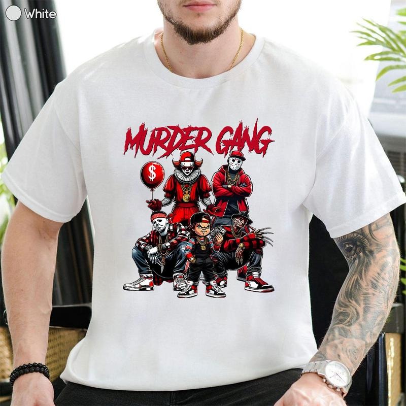 Horror Murder Gang Shirt, Movie Killer Shirt, Scary Halloween Sweatshirt, Horror Friend Tee, Trending Graphic Shirt style...