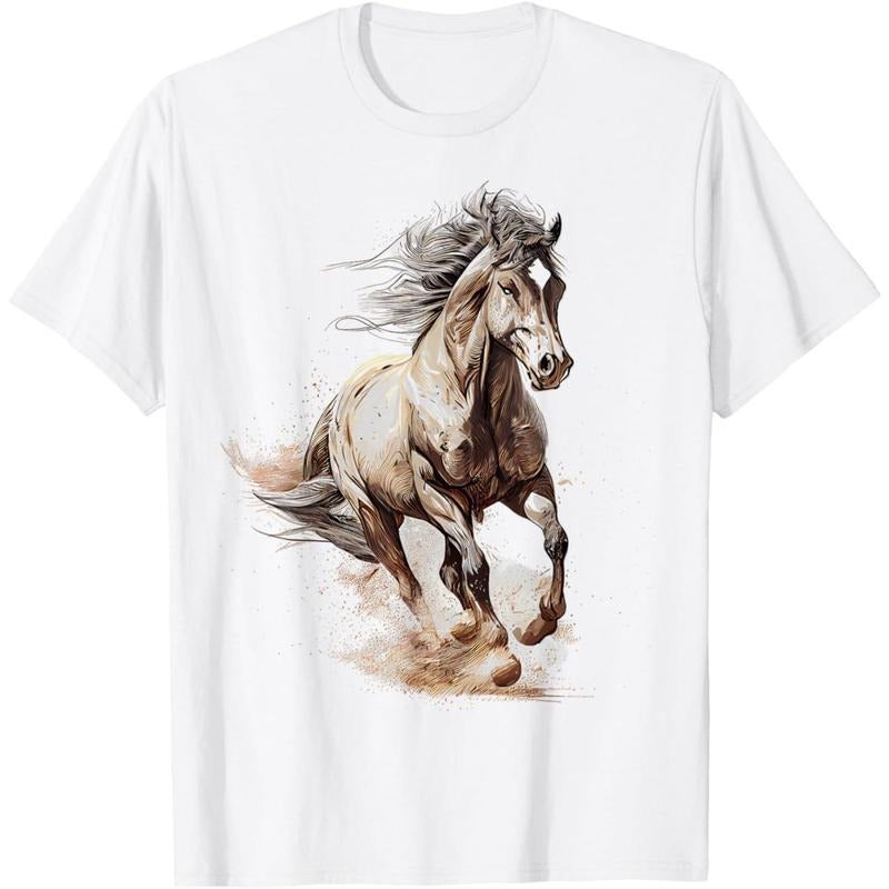 Horse Graphic Horse Graphic for Girls T-Shirt made in usa Hoodie Sweatshirt | PrintMintTees.com