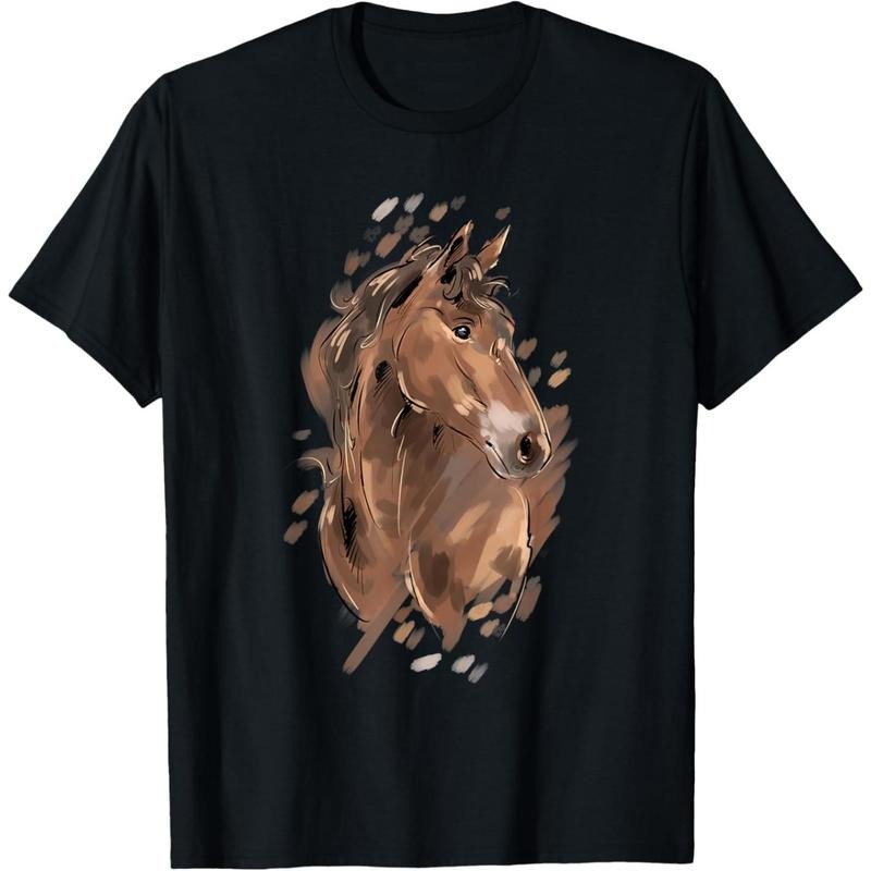Horse Riding Graphic Women Horseback Horse Owner Equestrian T-Shirt made in usa Hoodie Sweatshirt | PrintMintTees.com