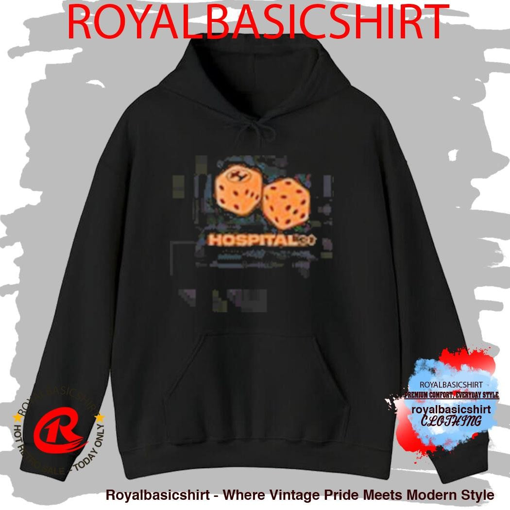 Hospital Records Lucky Dice Black T-Shirt