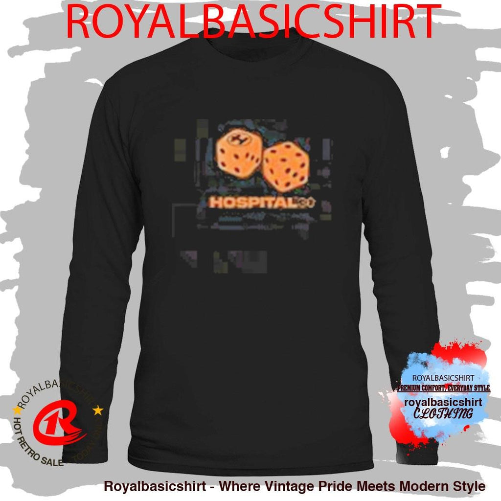 Hospital Records Lucky Dice Black T-Shirt