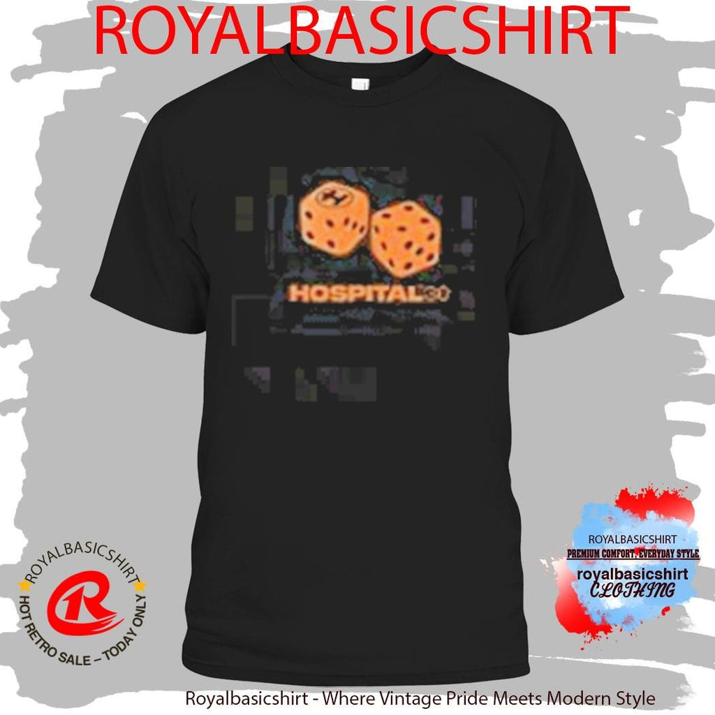 Hospital Records Lucky Dice Black T-Shirt
