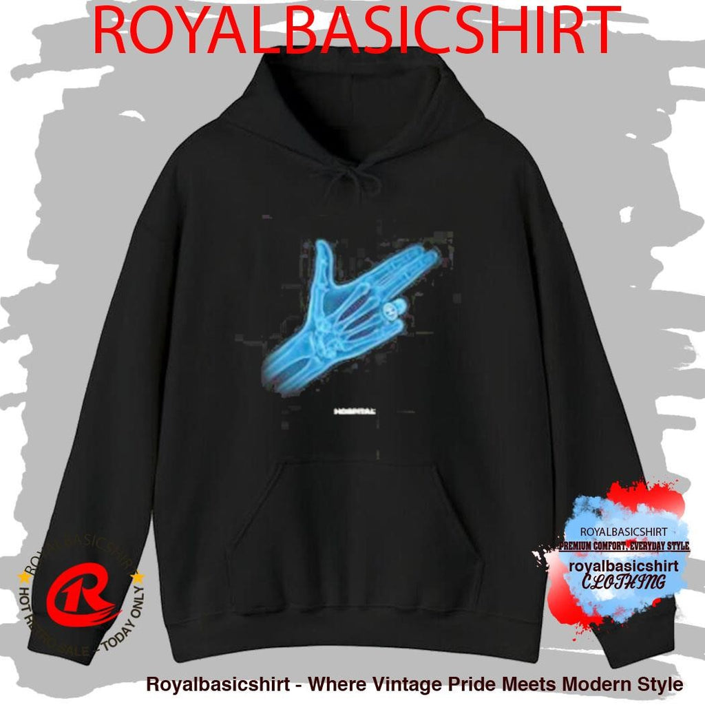 Hospital Records X-Ray Black T-Shirt