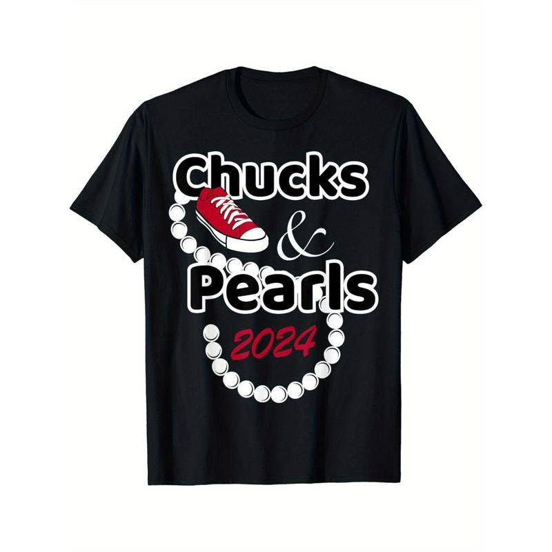 Hot Chuck and Pearl T-shirt, trendy cotton top short sleeve, street style short sleeve T-shirt, comfortable fit men's...