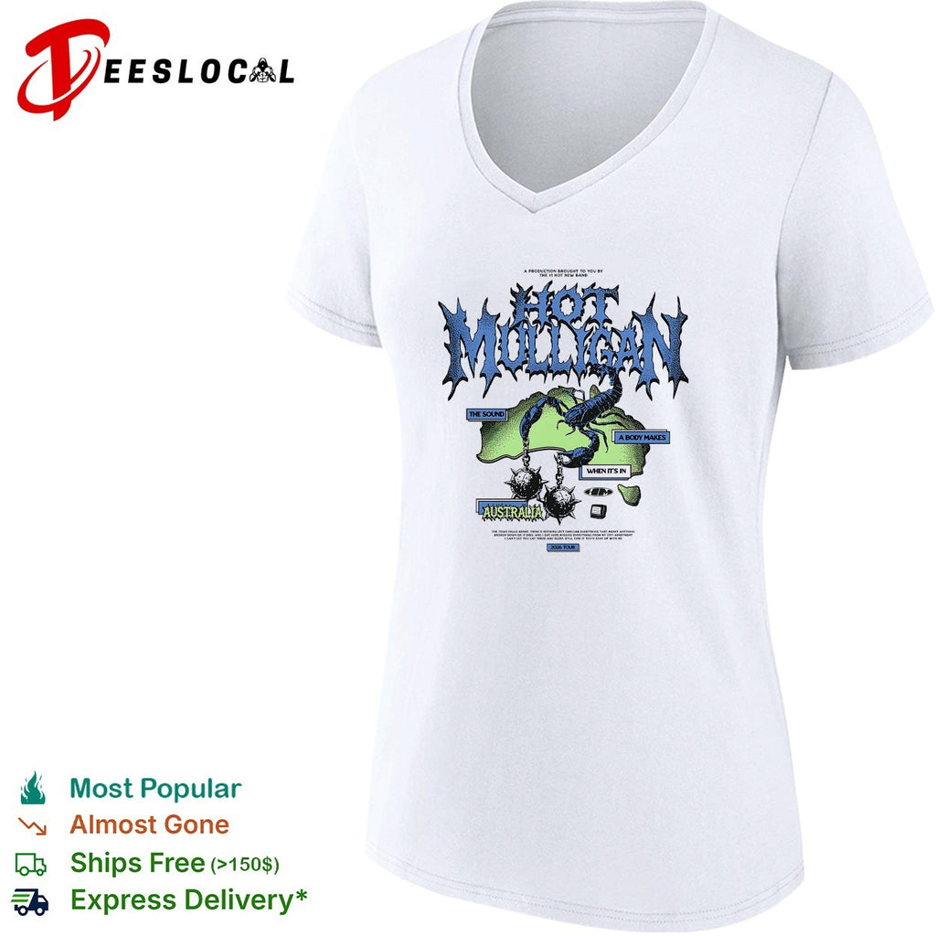 Mulligan Australia tour map shirt