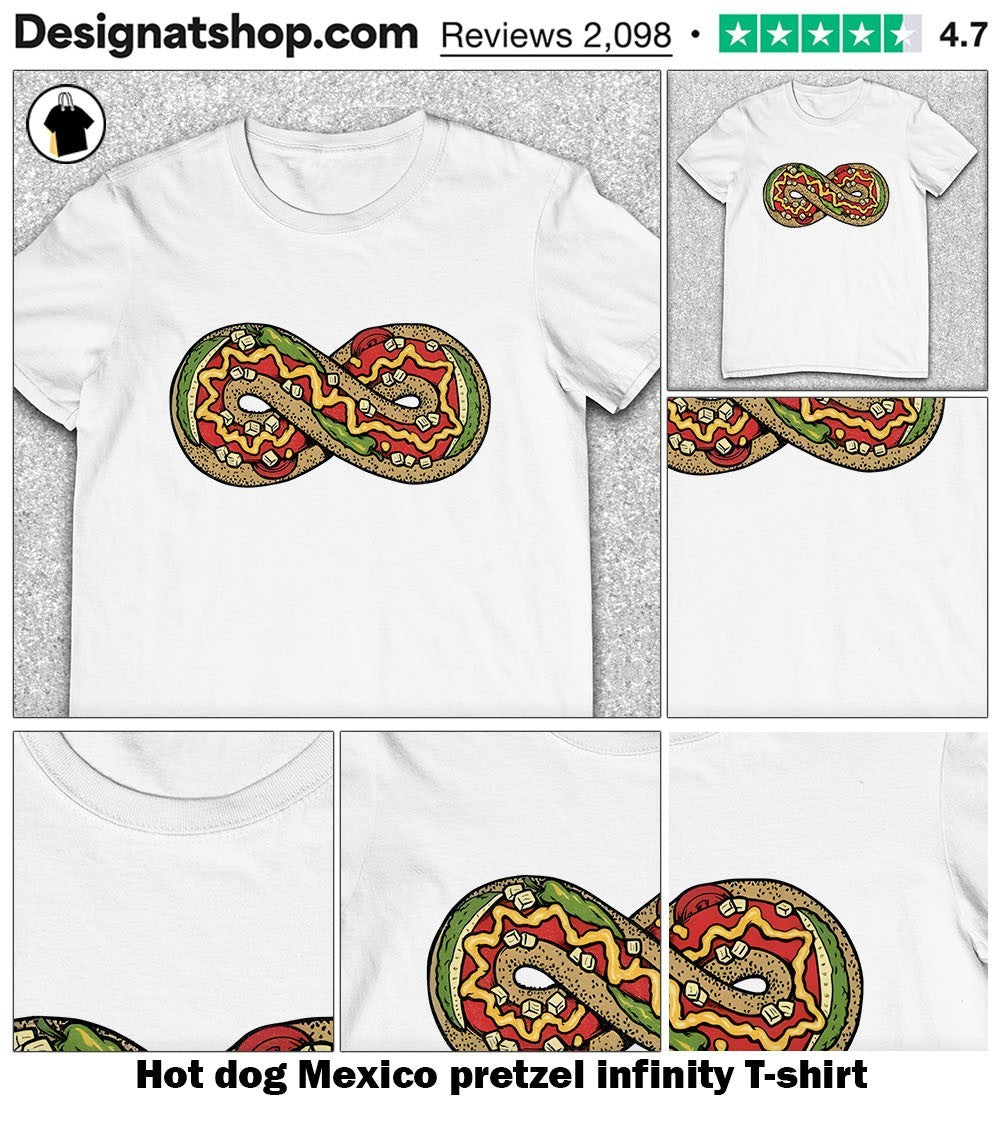 dog Mexico pretzel infinity shirt