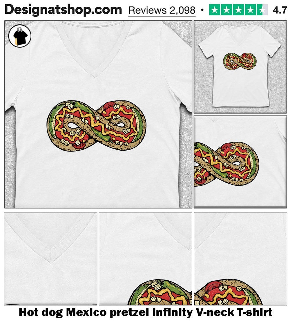 dog Mexico pretzel infinity shirt