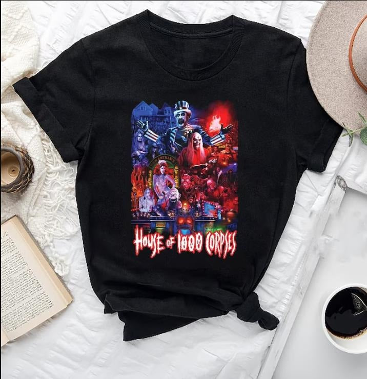 House Of 1000 Corpses Movie T-Shirt, Horror Movie T Shirt, Gift For Fans, Movie Shirt Hoodie Sweatshirt | PrintMintTees.com