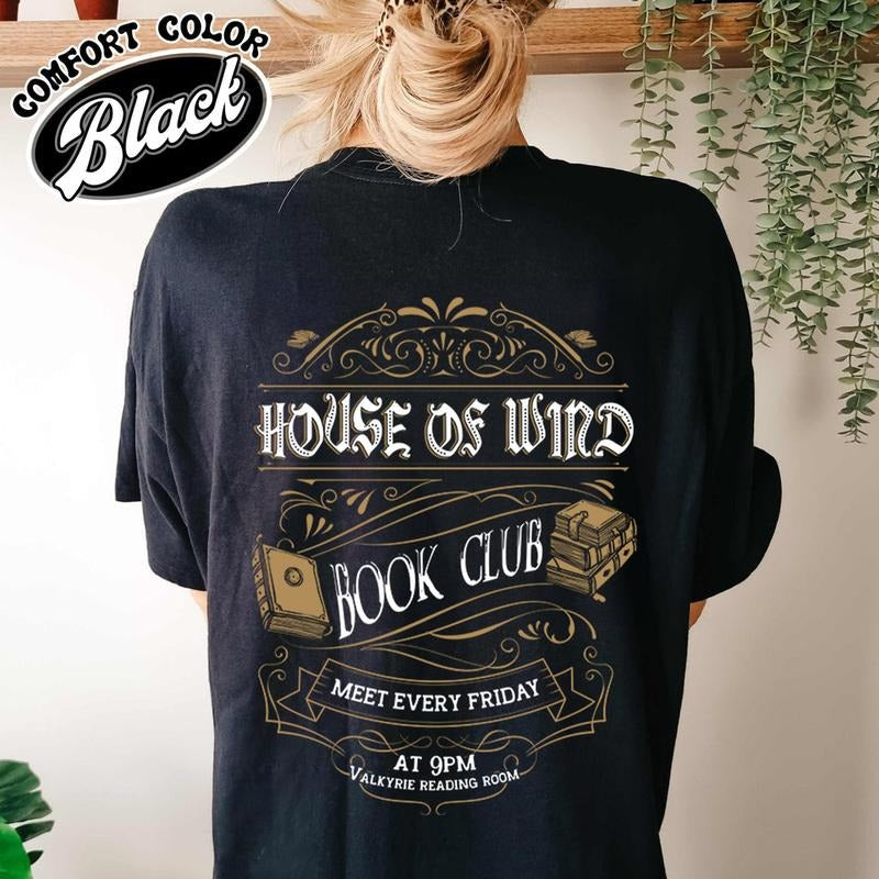 House Of Wind Book Club Comfort Color Shirt, House Of Wind Book Club T-shirt, House Of Wind Book Club Shirt, Acotar...
