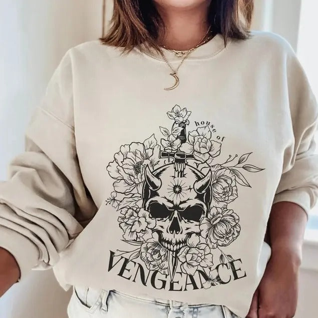 House Vengeance Wrath KOTW Kingdom Wicked Cursed Feared Kerri Maniscalco Demons House Sin Emilia Vittoria Book T-Shirts, Hoodie, Sweatshirt