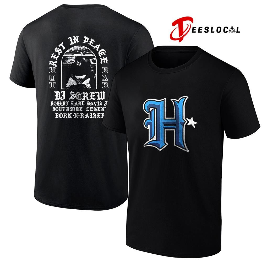 Houston Astros DJ Screw rest in peace graphic shirt