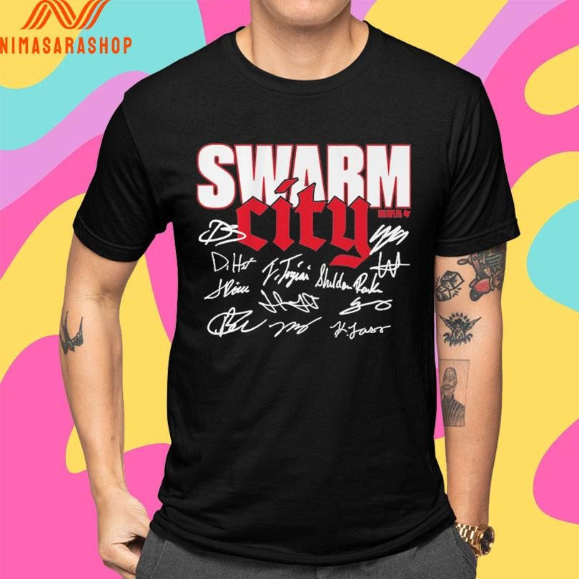 Houston Cougars Football Swarm City Signature Shirts