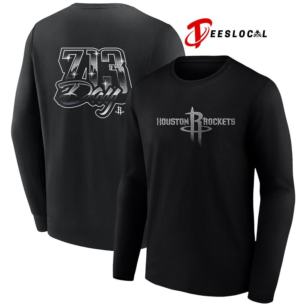 Houston Rockets 713 day of basketball diamonds logo shirt