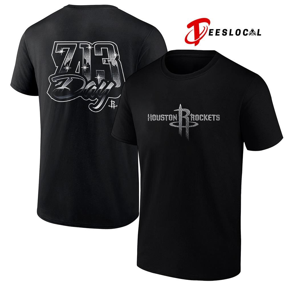 Houston Rockets 713 day of basketball diamonds logo shirt