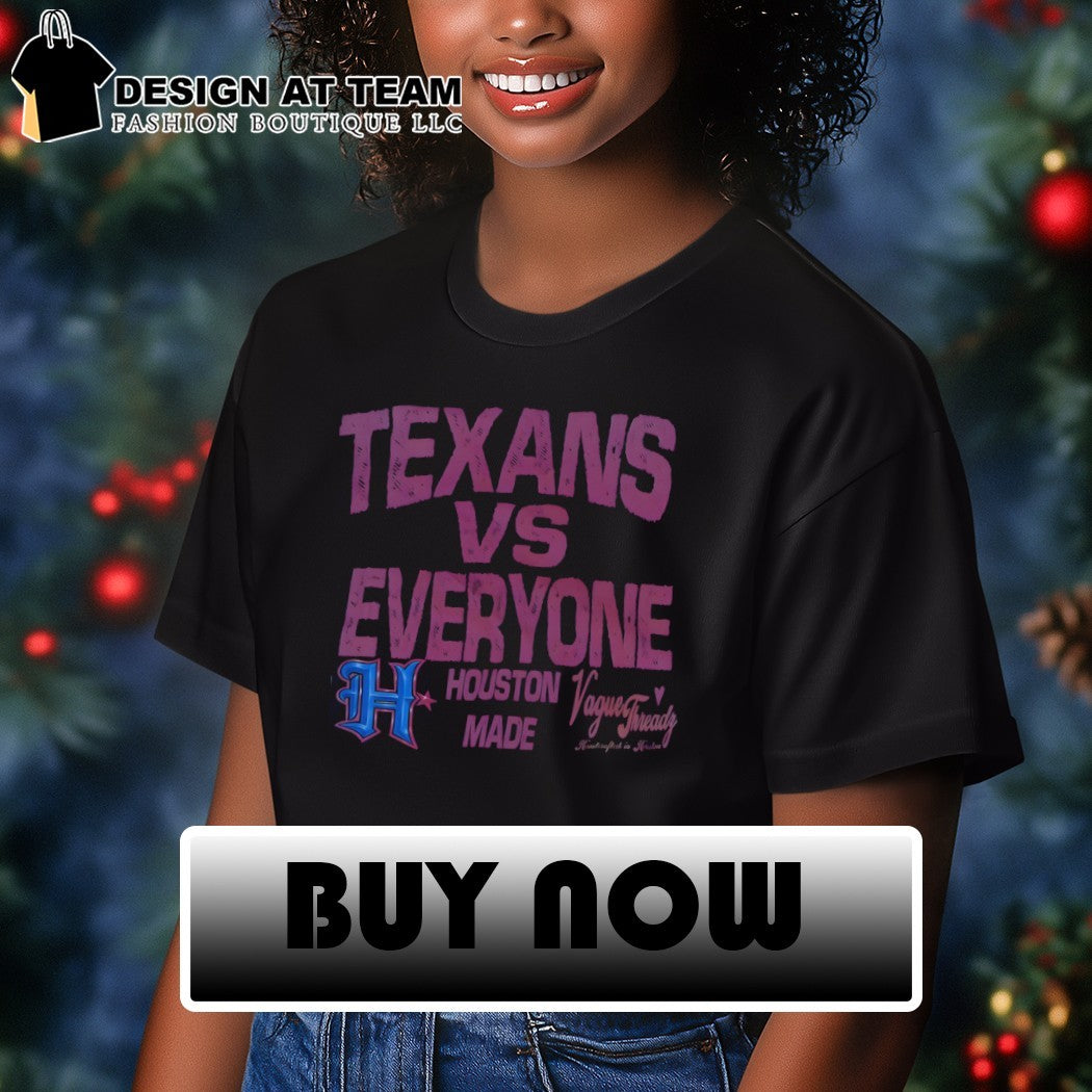 Houston Texans Navy H-Town Texas vs Everyone Clutch City Vague Threadz shirt