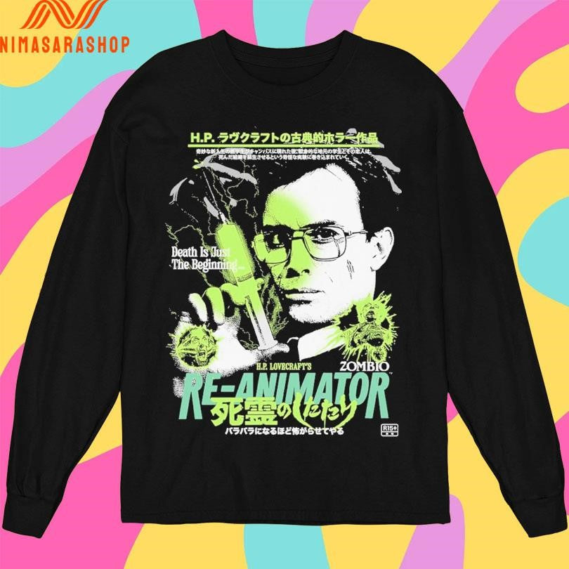 Hp Lovecraft’s Re-Animator Zombio Death Is Just The Beginning Shirts