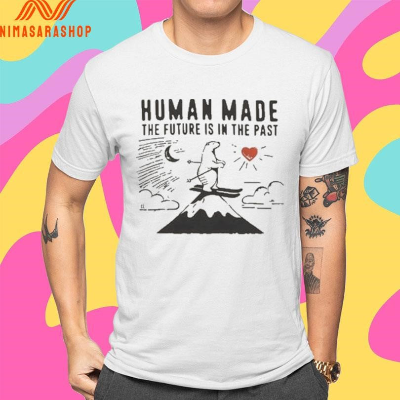 Human Made The Future Is In The Past Sun Heart Shirts