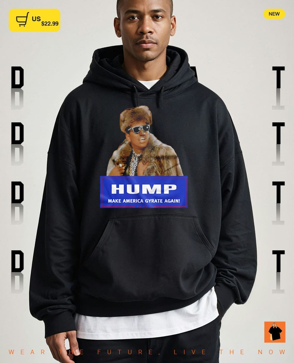 Humpty Hump Shock G rapper Hump Make America Gyrate Again shirt