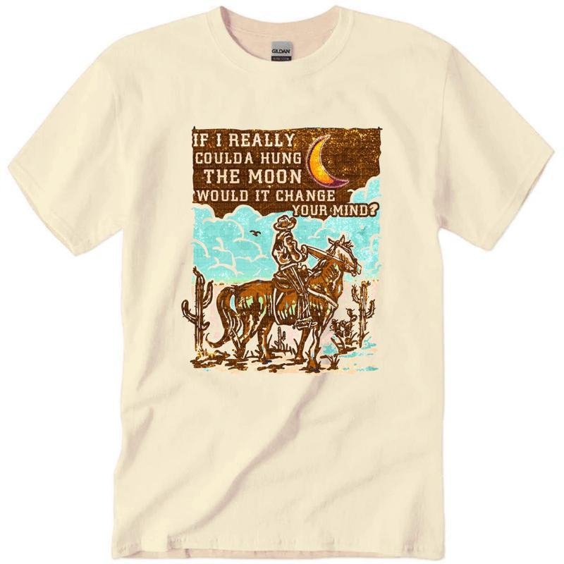 Hung moon Tshirt Cotton Menswear Hoodie Sweatshirt | PrintMintTees.com