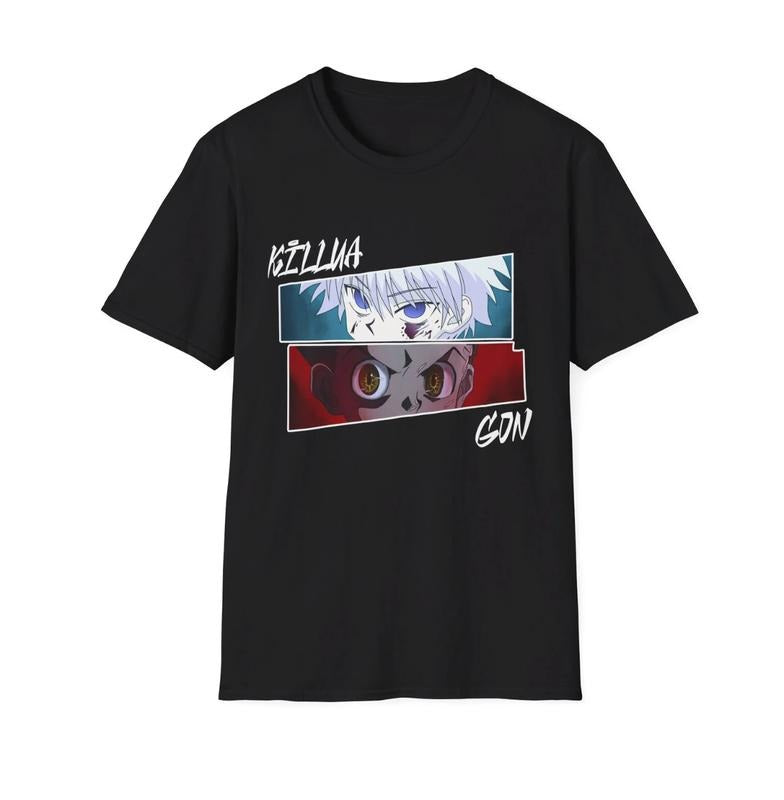 Hunter X Hunter Anime Gon and Killua's killer instinct Unisex Softstyle T-Shirt Hoodie Sweatshirt | PrintMintTees.com