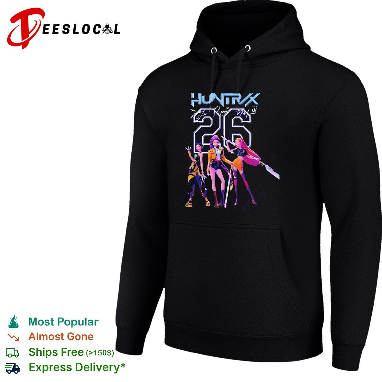 Huntrax 26 Zaye Rumi Blay ii Signatures Team Warriors Anime shirt